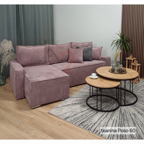 Przejdź do produktu Narożnik Fabio średni bok 230x140cm